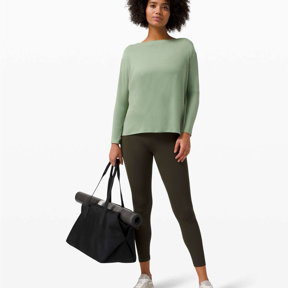 Lululemon Back In Action Long Sleeve
Willow Green